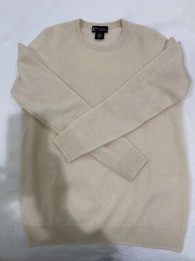 C by Bloomingdale's Cashmere Crewneck Sweater-Ivory